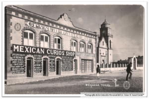 Cristal Palace e Iglesia de Nuestra Senora de Guadalupe, Circa 1929 - - Reynosa Tamaulipas.