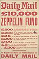 Daily Mail Zeppelin Fund WWI