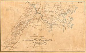 Hotchkiss Map of 1864 Valley Campaign