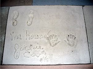 Jackie Cooper (handprints in cement)