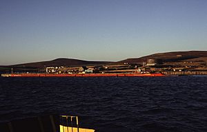 Lyness - coming into the ferry terminal (geograph 1645433).jpg