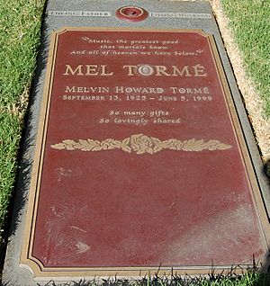Mel Torme grave at Westwood Village Memorial Park Cemetery in Brentwood, California