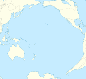 Map showing the location of Marpi Reef