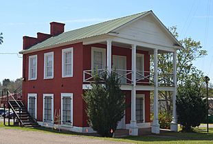 Amite Female Seminary, commonly known as the "Little Red Schoolhouse