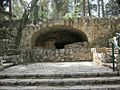 Ancient burial cave at Mount Herzl military cemetery-1