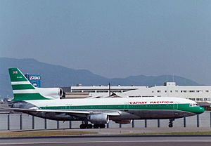 Cathay Pacific L-1011 at Osaka Airport