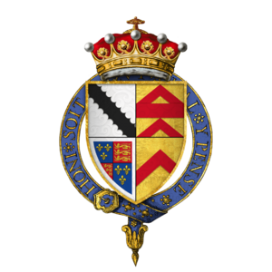 Coat of arms of Sir Henry Radclyffe, 2nd Earl of Sussex, KG