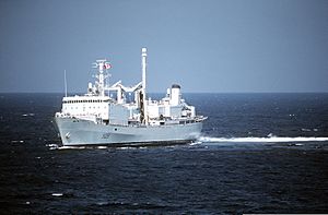 HMCS Protecteur during Operation Friction