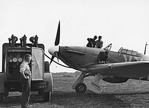 Hawker Hurricane at Castle Camps - RAF Fighter Command 1940 HU104490