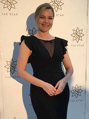Justine Clarke at the 2018 ARIA Awards.jpg
