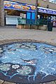 Lilypond mosaic in Carterton Town Square
