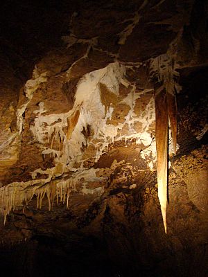 Marble Arch Caves - Édouard-Alfréd Martel and Lyster Jameson stalactites