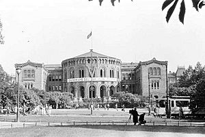 Nazi-occupied Parliament of Norway 1941