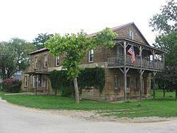The Nester House, a historic landmark in the town