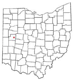 Location of Port Jefferson, Ohio