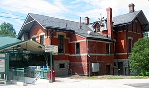 The Radnor train station building