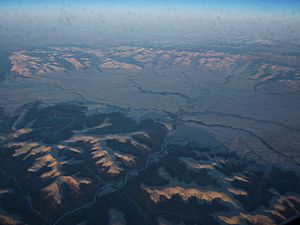 River basin east of Nome - aerial - P1040600.JPG
