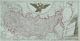 Russian Empire 1792 Map