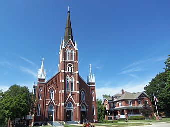 Saint Mary's Church and Rectory - Riverside, Iowa.JPG