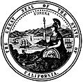 Seal of California, 1895, from the California Blue Book, page 299