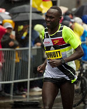 Shadrack Kiptoo Biwott at the 2018 Boston Marathon.jpg