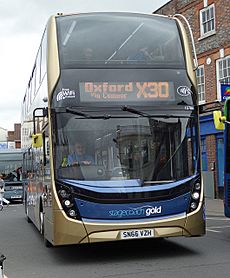 Stagecoach Gold bus in Wantage