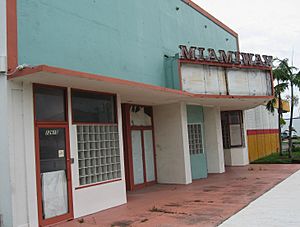 Abandoned MiamiWay Theater, North Miami, Florida