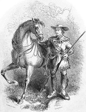 Carson and his horse Apache