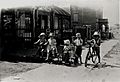 Children outside Hortons Shop 1943