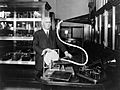 Emile Berliner with phonograph