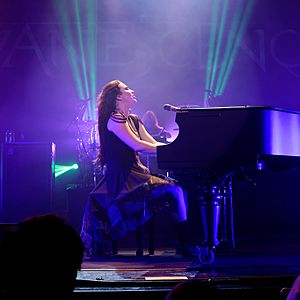 Evanescence at The Wiltern theatre in Los Angeles, California 16
