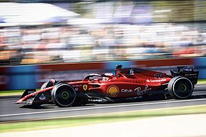 Ferrari F1-75 in Melbourne