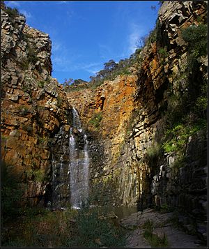 First Falls, Morialta Conservation Park, Adelaide. Peter Neaum. - panoramio