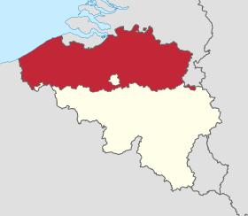 The territory of Flemish Region
