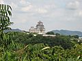 Himeji Castle seen from west 02