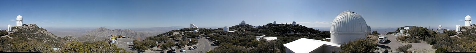 Kitt Peak National Observatory - 380° panorama taken from behind the Warner & Swasey Observatory