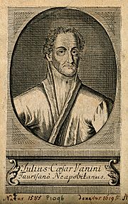 Lucilio (Julius Caesar) Vanini. Line engraving. Wellcome V0005991