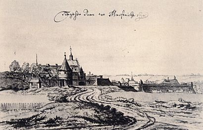 Maastricht, Tongersepoort en omgeving (Josua de Graeve, 1670)