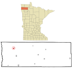 Location of Stephen, Minnesota