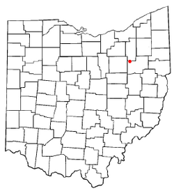 Location of Canal Fulton, Ohio