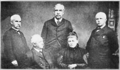 PSM V85 D521 Group photograph of herman helmholtz and academic friends