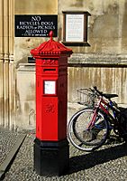 Penfold post box on King's Parade, Cambridge