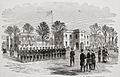 Review of the Clinch Rifles on the Parade Ground in front of the Arsenal, Augusta, Ga., February 1861