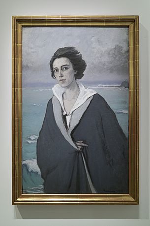 Romaine Brooks au bord de la mer 1914