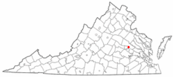 Location of Chamberlayne, Virginia