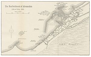 VOGT(1883) p245 BOMBARDEMENT OF ALEXANDRIA - JULY 1882