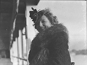 Arrivals by "Monterey"; Marjorie Lawrence, 12 June 1939 Sam Hood