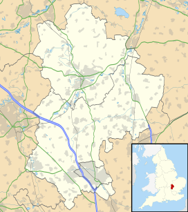 Map showing the location of Forest of Marston Vale
