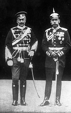 Bundesarchiv Bild 183-R43302, Kaiser Wilhelm II. und Zar Nikolaus II.