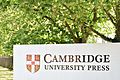 Cambridge University Press sign